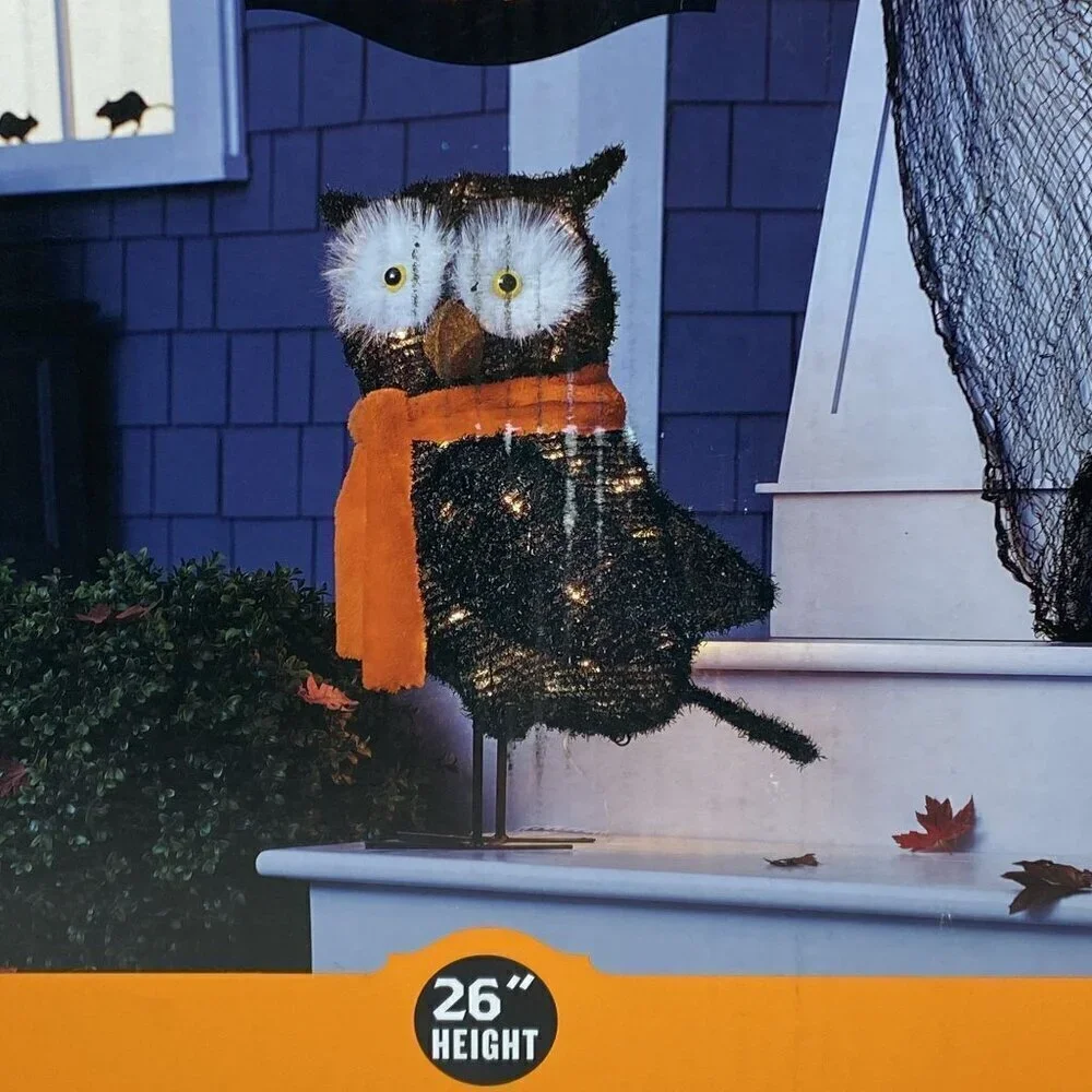 Target 26 In Light Up Owl Halloween Novelty Sculpture Light Hyde & EEK! Boutique